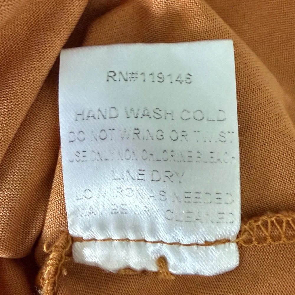 JODIFL Women’s Tunic Tan Top with Embroidery SZS. - Picture 7 of 15